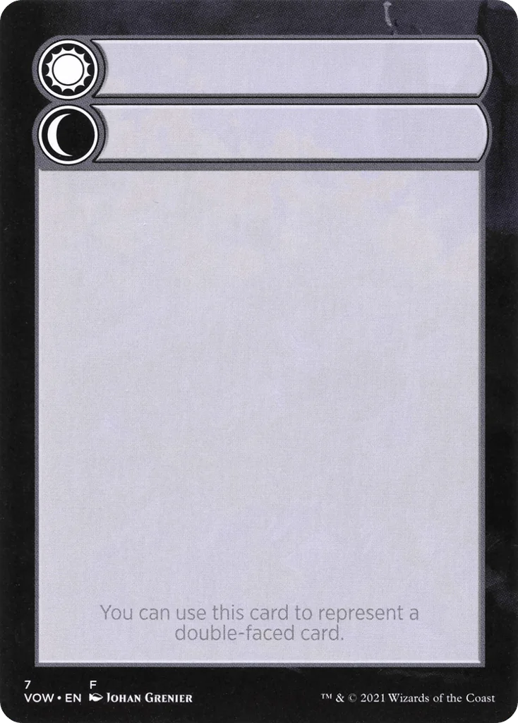 Double-Faced Substitute Card · Innistrad: Crimson Vow Substitute Cards
