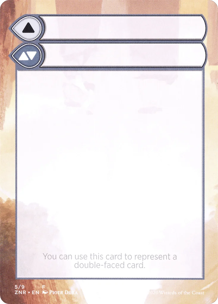 Double-Faced Substitute Card · Zendikar Rising Substitute Cards