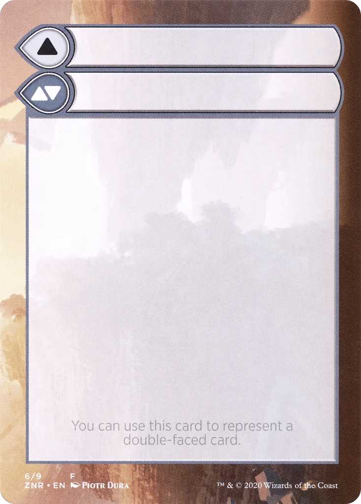 Double-Faced Substitute Card · Zendikar Rising Substitute Cards