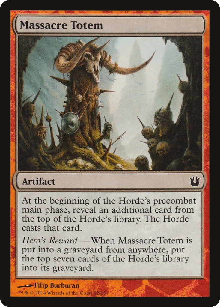 Massacre Totem · Battle the Horde