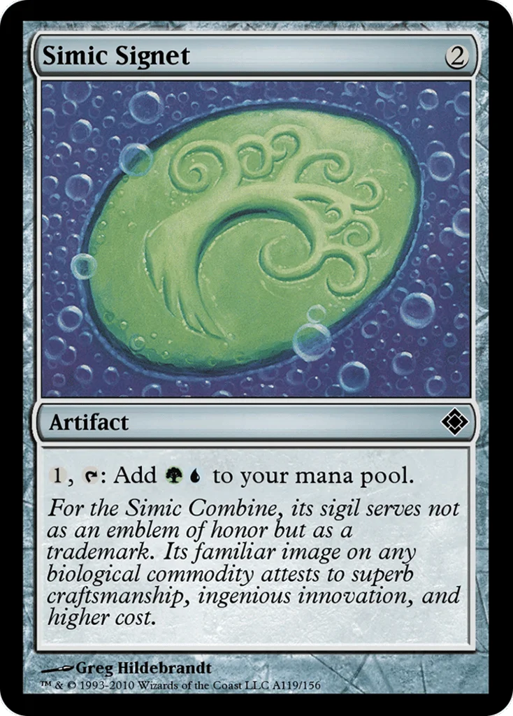 Simic Signet · Magic Online Theme Decks