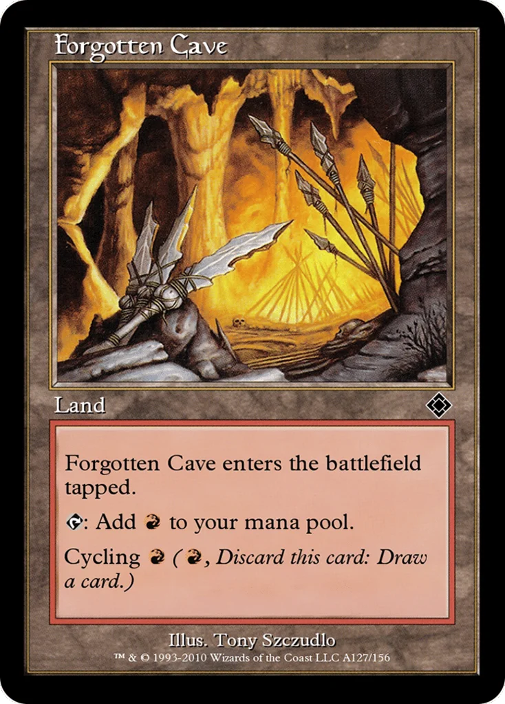 Forgotten Cave · Magic Online Theme Decks