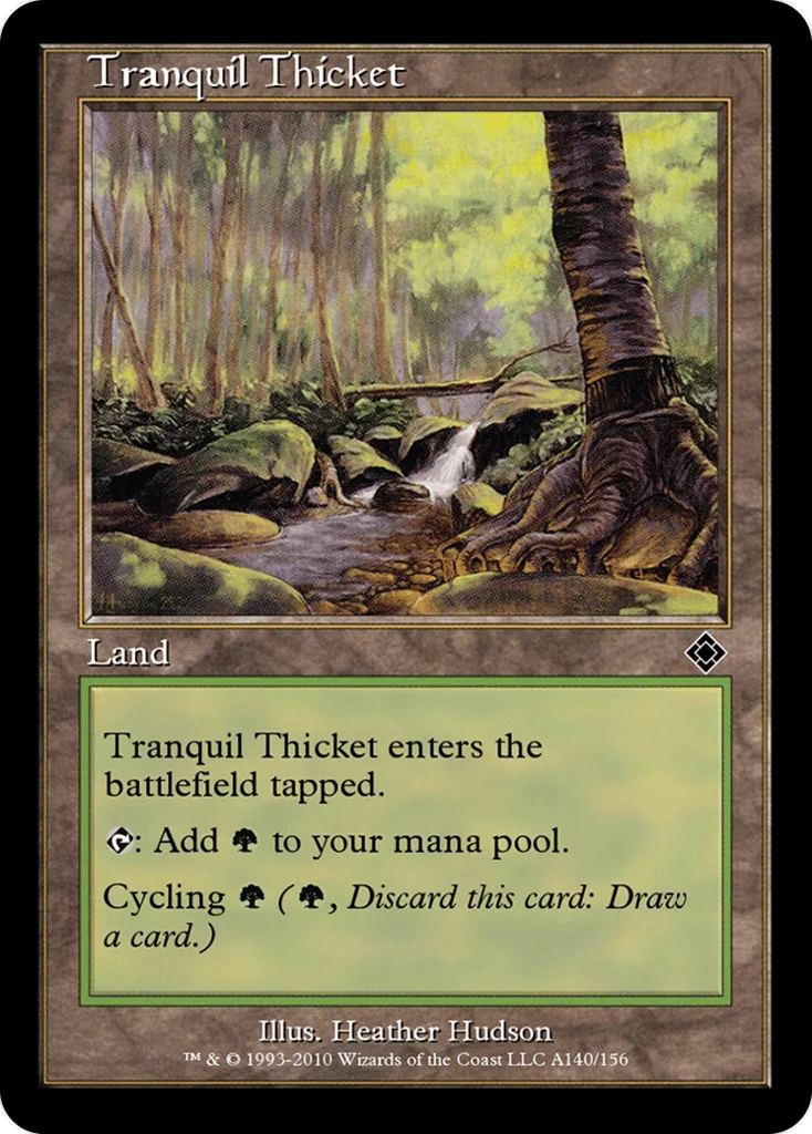 Tranquil Thicket · Magic Online Theme Decks