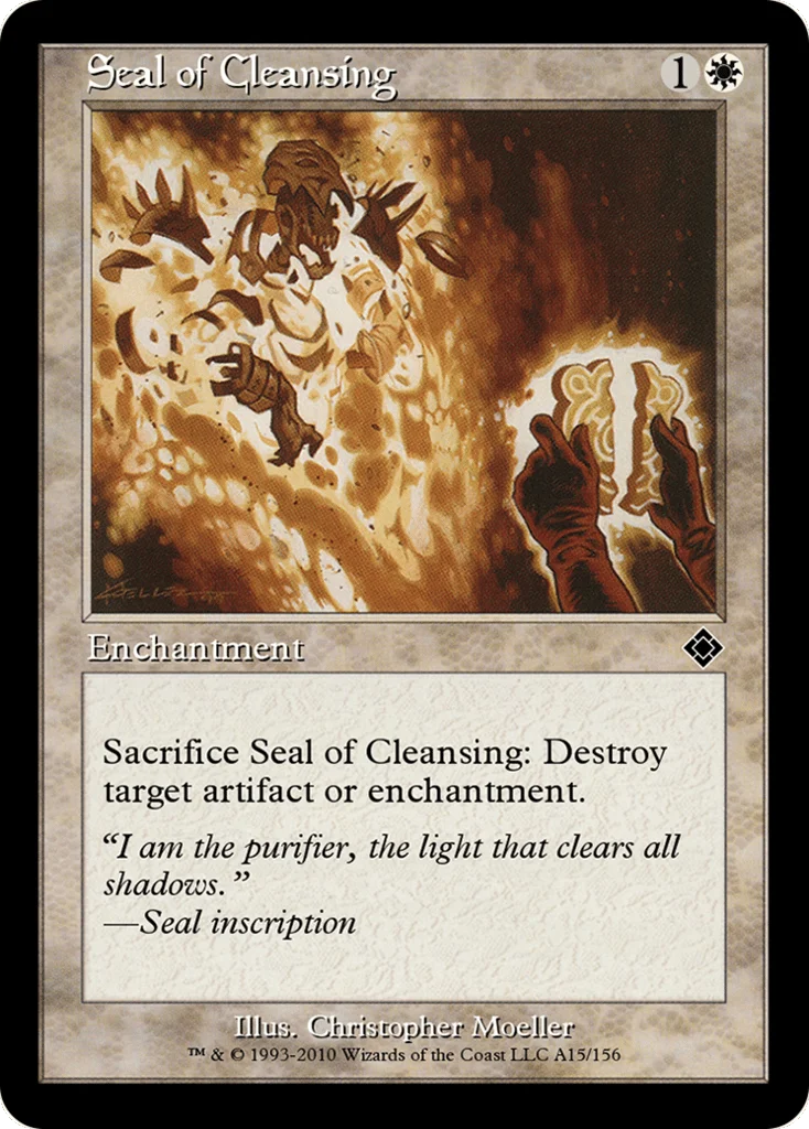 Seal of Cleansing · Magic Online Theme Decks