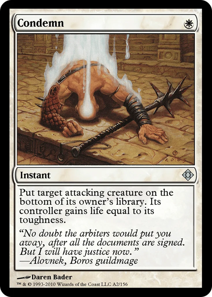 Condemn · Magic Online Theme Decks