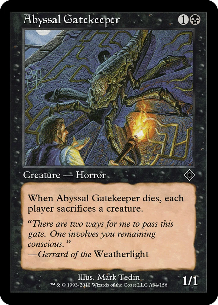 Abyssal Gatekeeper · Magic Online Theme Decks
