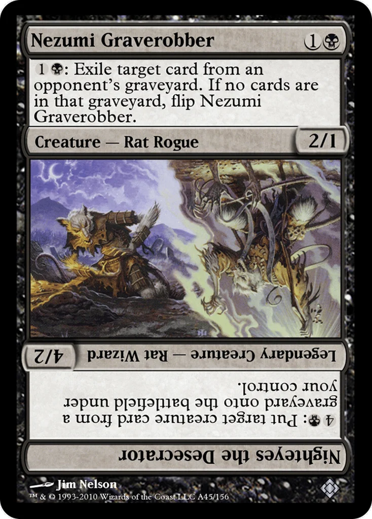 Nezumi Graverobber // Nighteyes the Desecrator · Magic Online Theme Decks