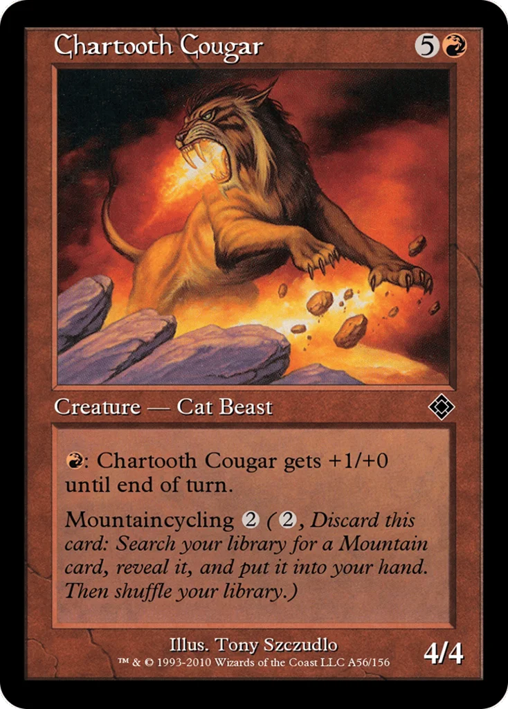 Chartooth Cougar · Magic Online Theme Decks