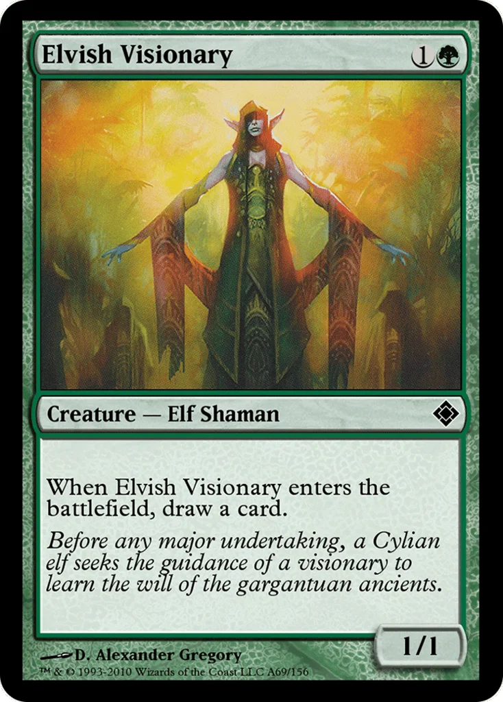 Elvish Visionary · Magic Online Theme Decks