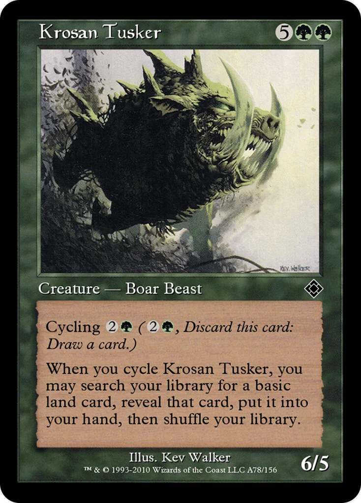 Krosan Tusker · Magic Online Theme Decks
