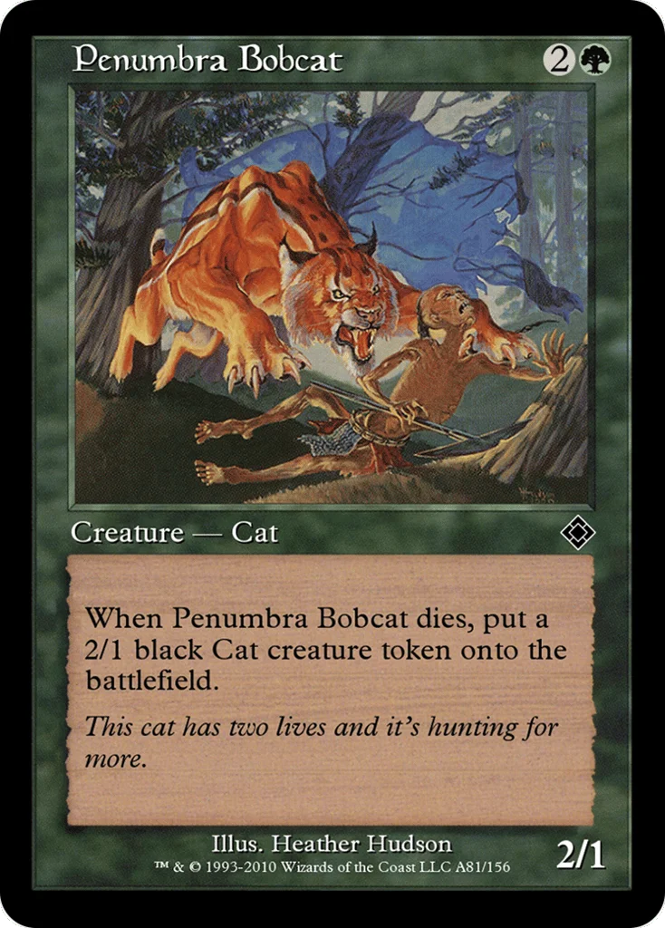 Penumbra Bobcat · Magic Online Theme Decks