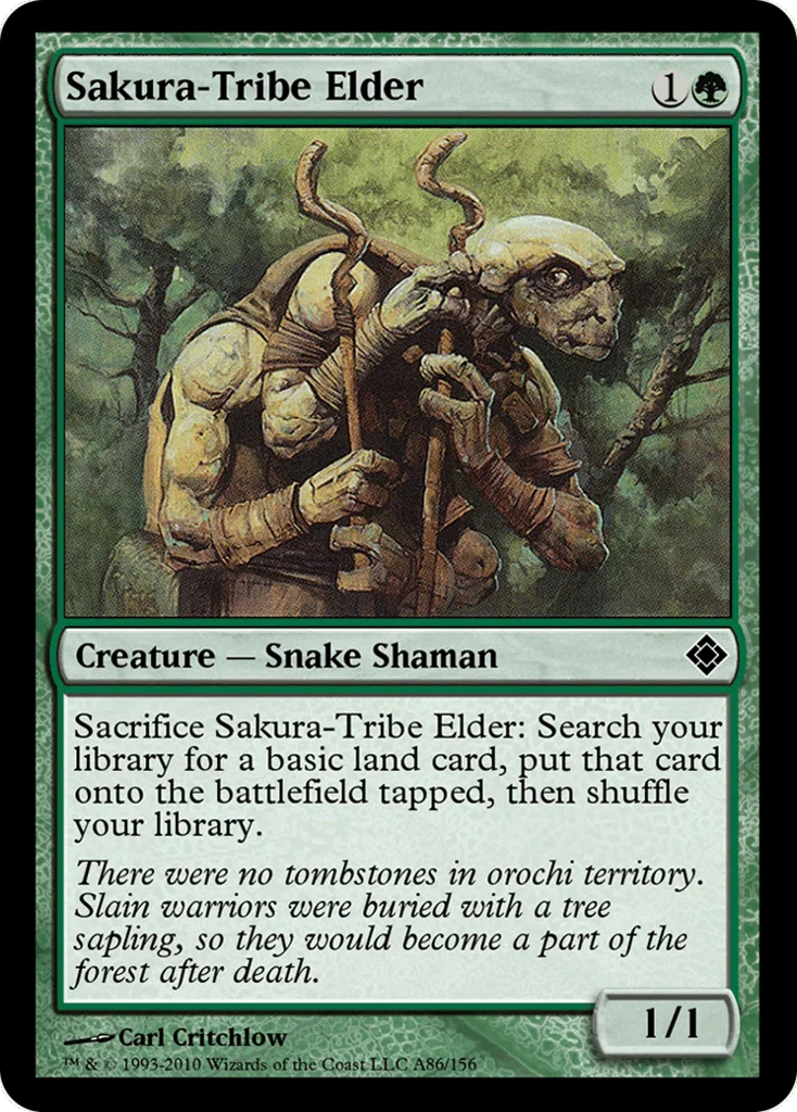 Sakura-Tribe Elder · Magic Online Theme Decks