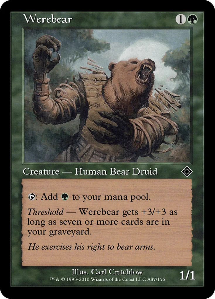 Werebear · Magic Online Theme Decks