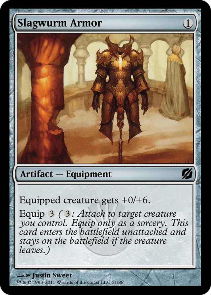 Slagwurm Armor · Duel Decks: Mirrodin Pure vs. New Phyrexia