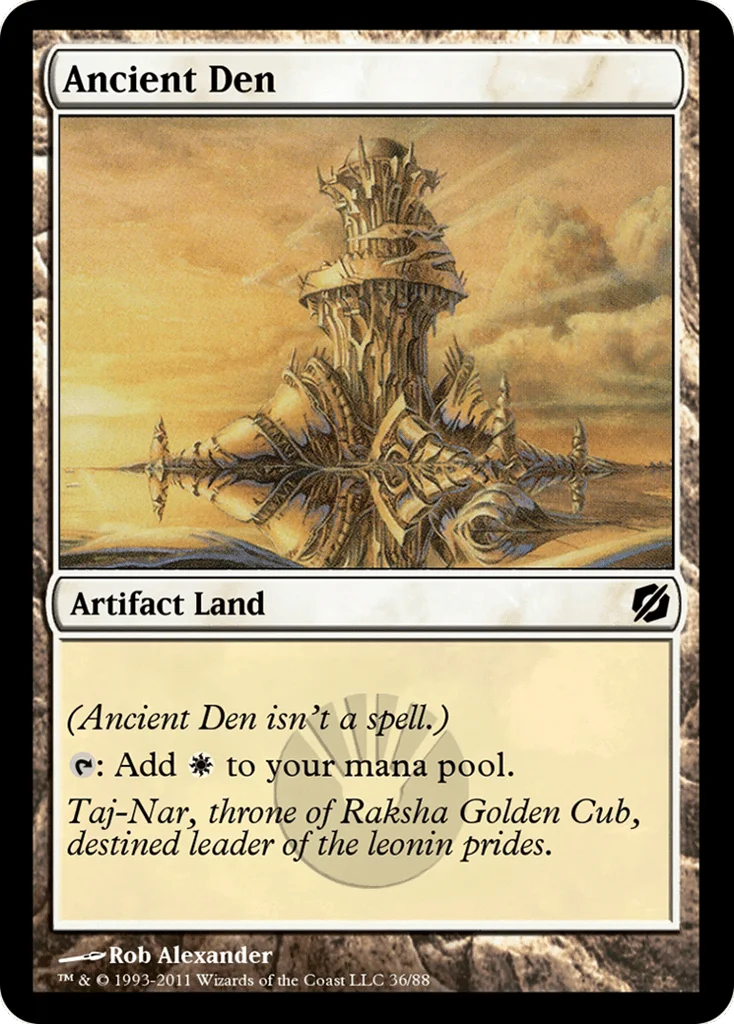 Ancient Den · Duel Decks: Mirrodin Pure vs. New Phyrexia