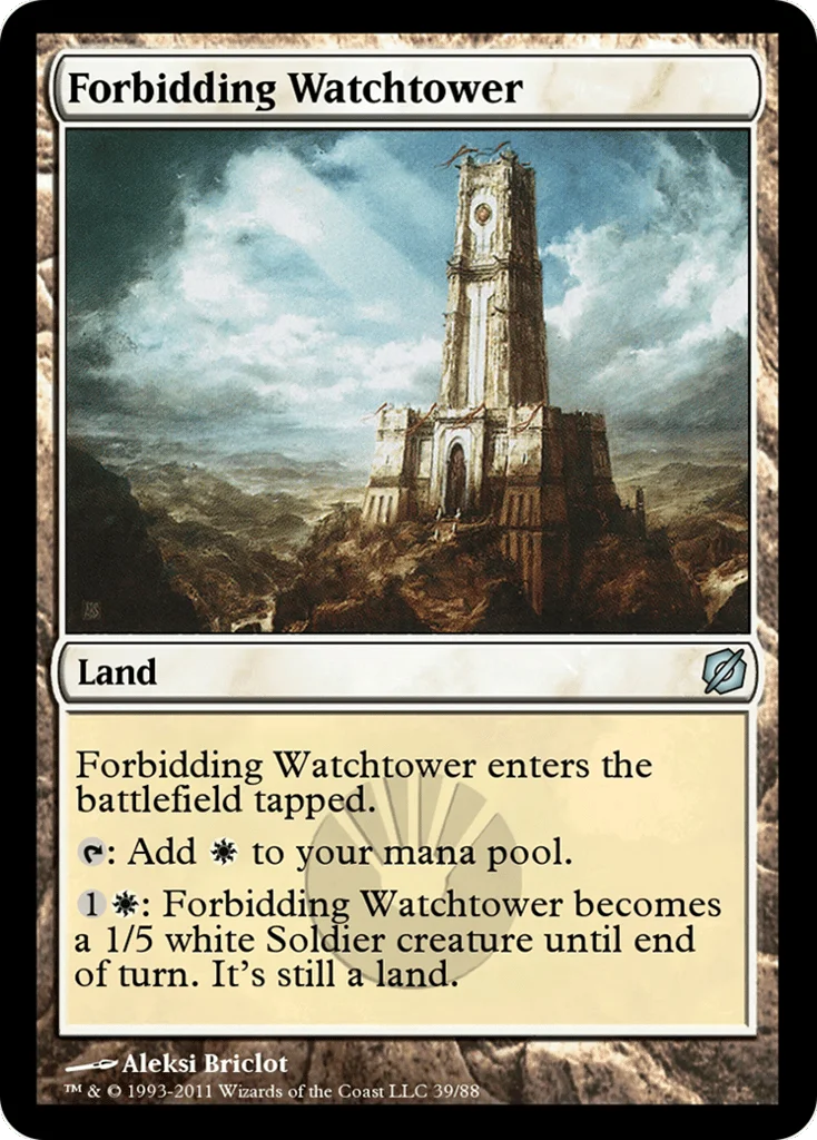 Forbidding Watchtower · Duel Decks: Mirrodin Pure vs. New Phyrexia