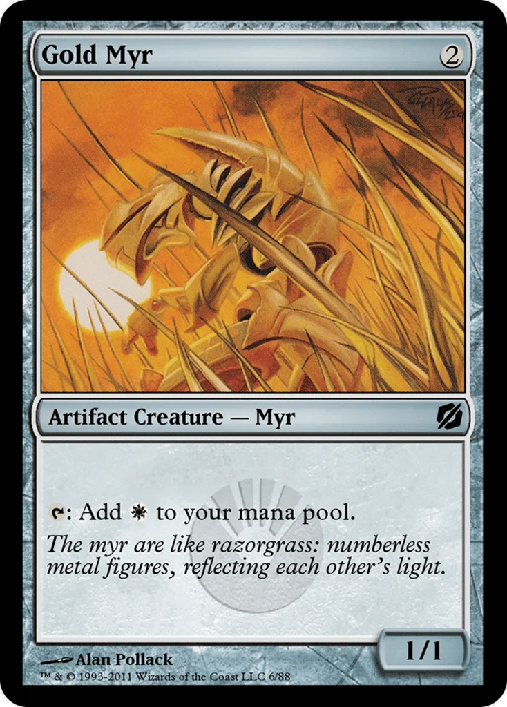 Gold Myr · Duel Decks: Mirrodin Pure vs. New Phyrexia