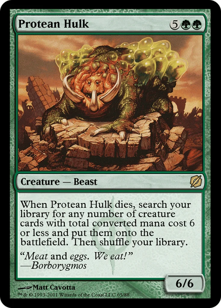 Protean Hulk · Duel Decks: Mirrodin Pure vs. New Phyrexia