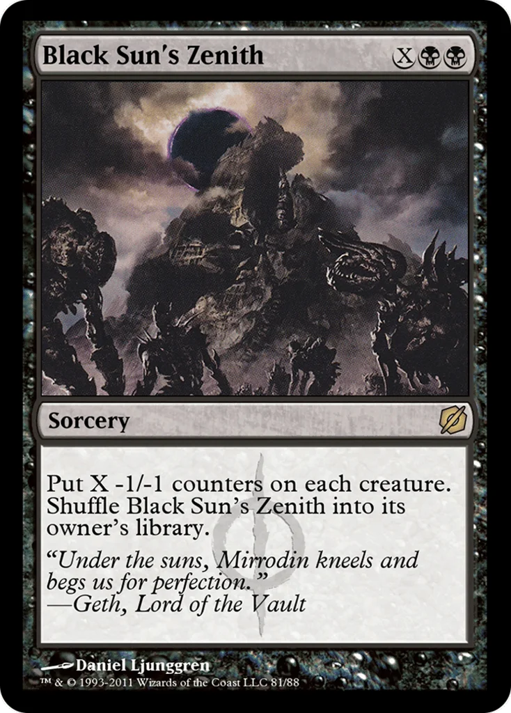 Black Sun's Zenith · Duel Decks: Mirrodin Pure vs. New Phyrexia
