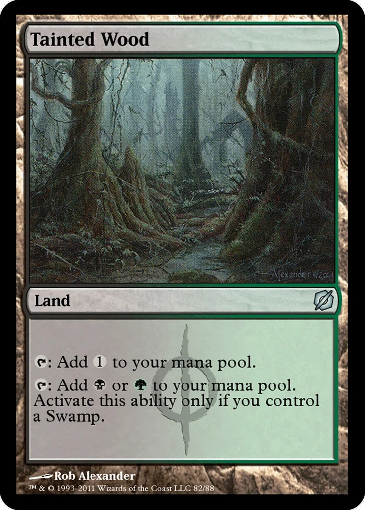 Tainted Wood · Duel Decks: Mirrodin Pure vs. New Phyrexia