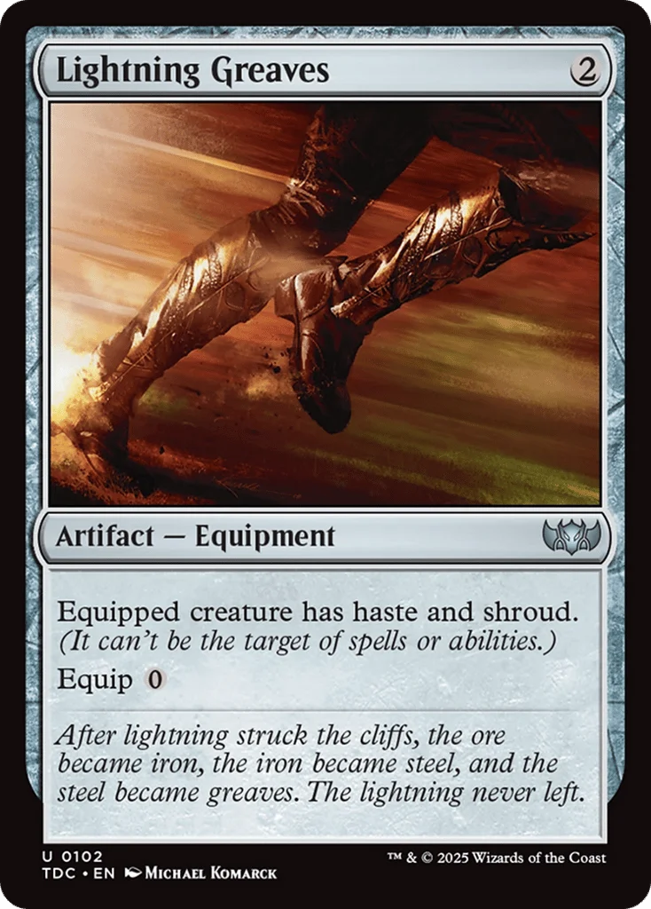 Lightning Greaves · Tarkir: Dragonstorm Commander