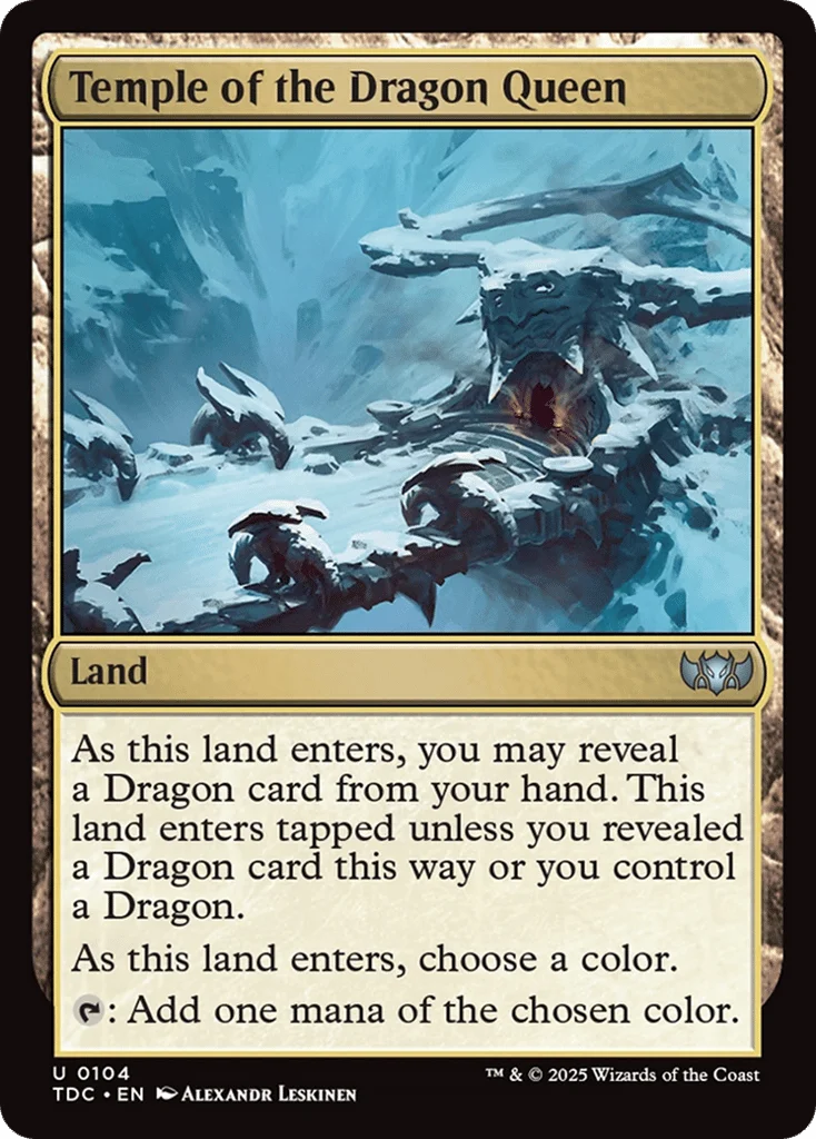 Temple of the Dragon Queen · Tarkir: Dragonstorm Commander