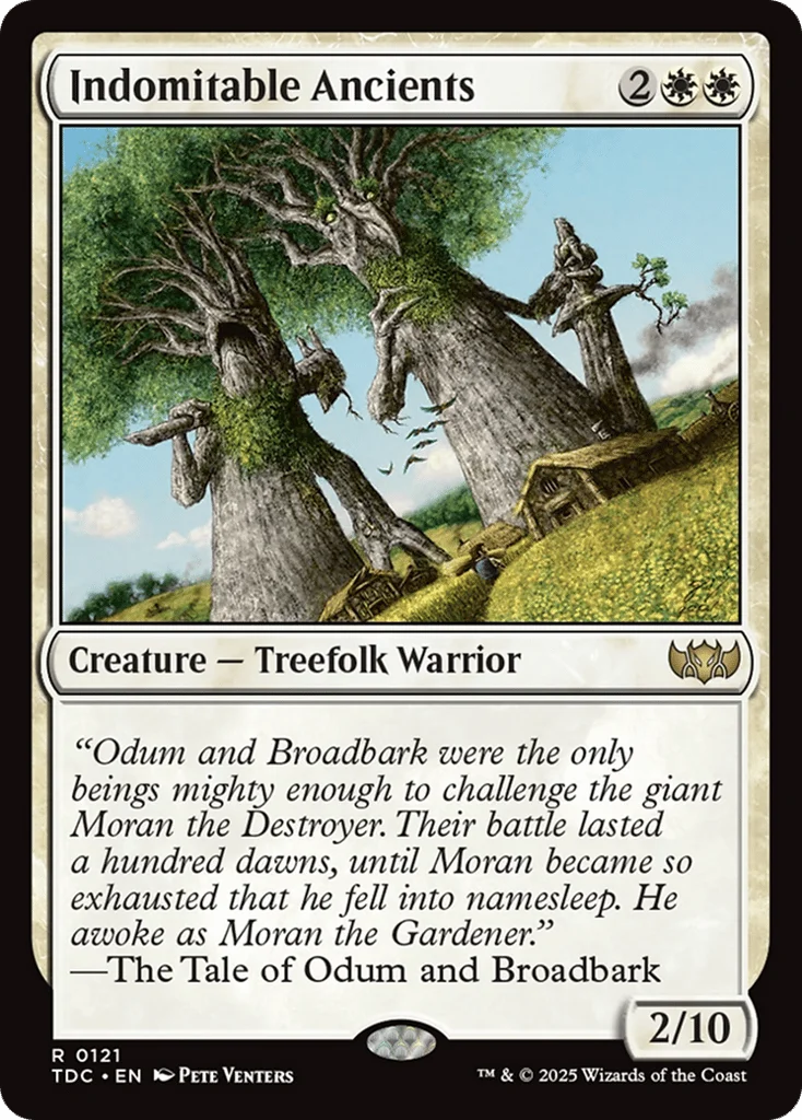 Indomitable Ancients · Tarkir: Dragonstorm Commander