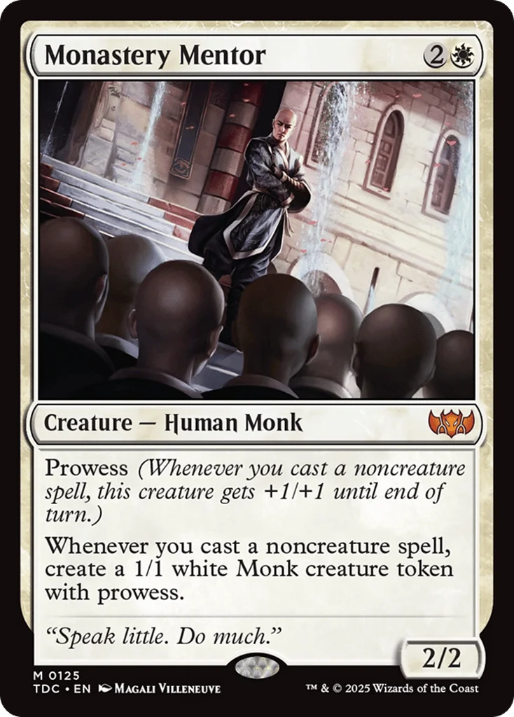Monastery Mentor · Tarkir: Dragonstorm Commander