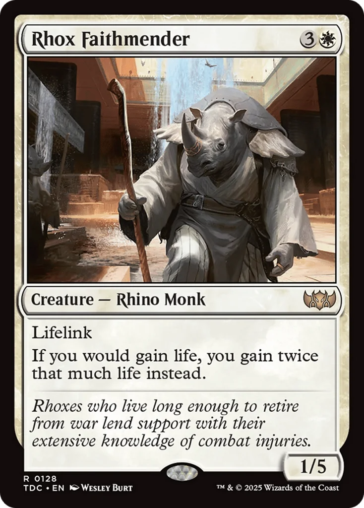 Rhox Faithmender · Tarkir: Dragonstorm Commander