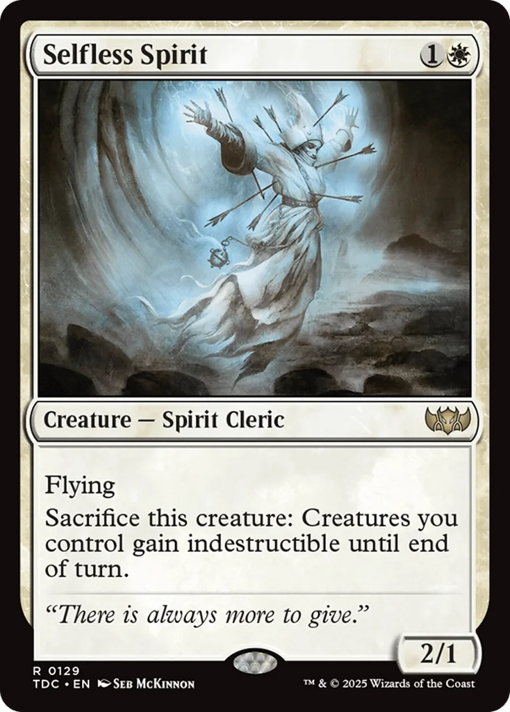 Selfless Spirit · Tarkir: Dragonstorm Commander