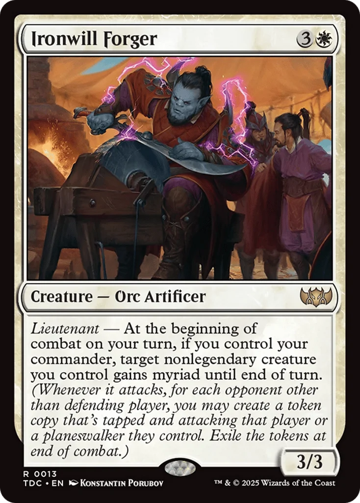 Ironwill Forger · Tarkir: Dragonstorm Commander