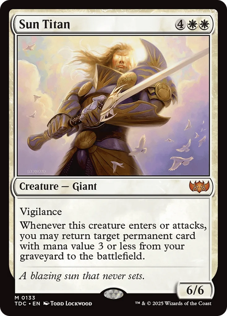 Sun Titan · Tarkir: Dragonstorm Commander