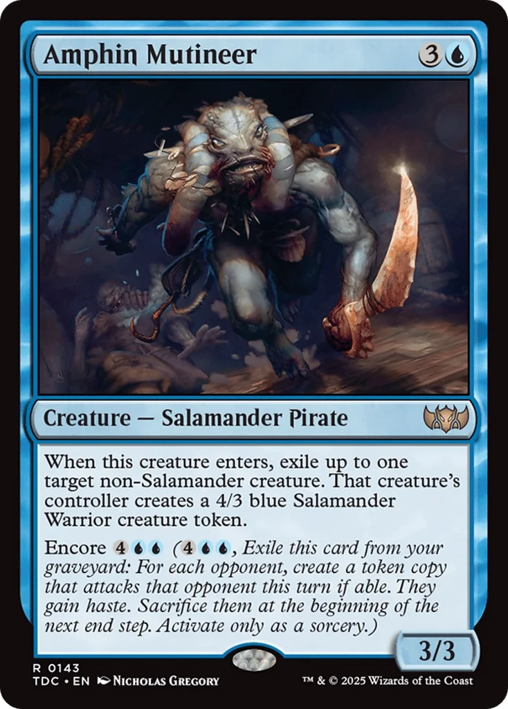 Amphin Mutineer · Tarkir: Dragonstorm Commander