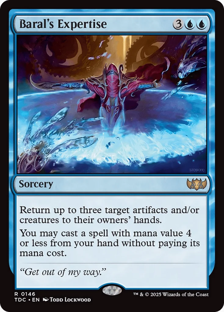 Baral's Expertise · Tarkir: Dragonstorm Commander
