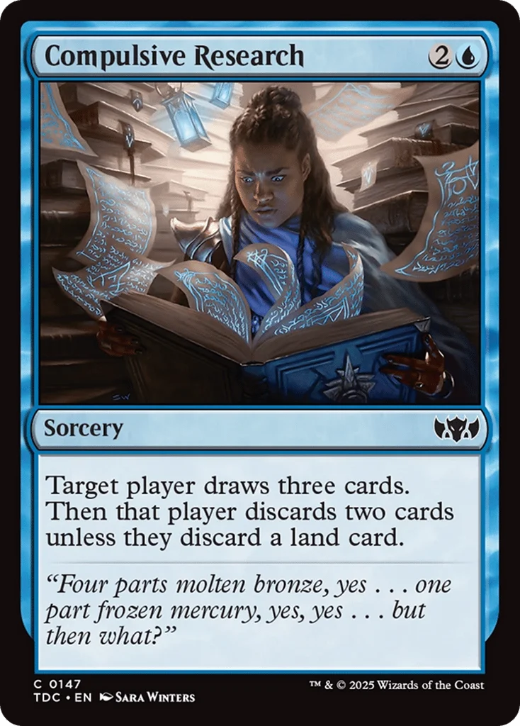 Compulsive Research · Tarkir: Dragonstorm Commander