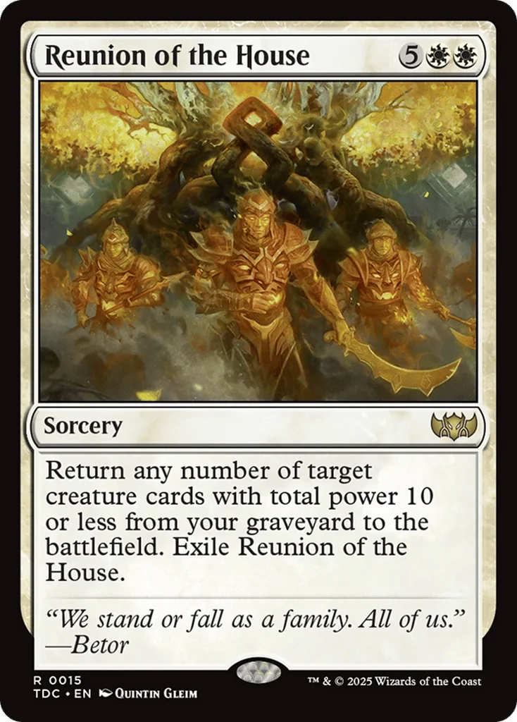 Reunion of the House · Tarkir: Dragonstorm Commander