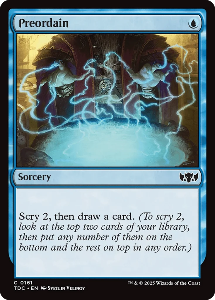 Preordain · Tarkir: Dragonstorm Commander