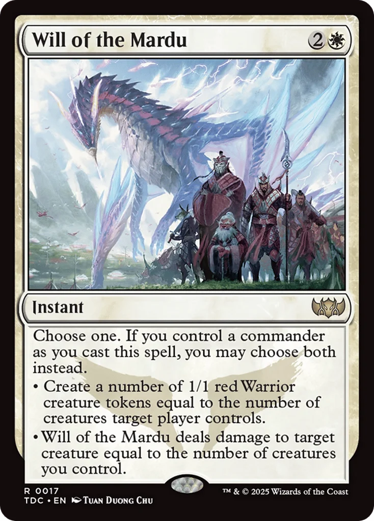 Will of the Mardu · Tarkir: Dragonstorm Commander