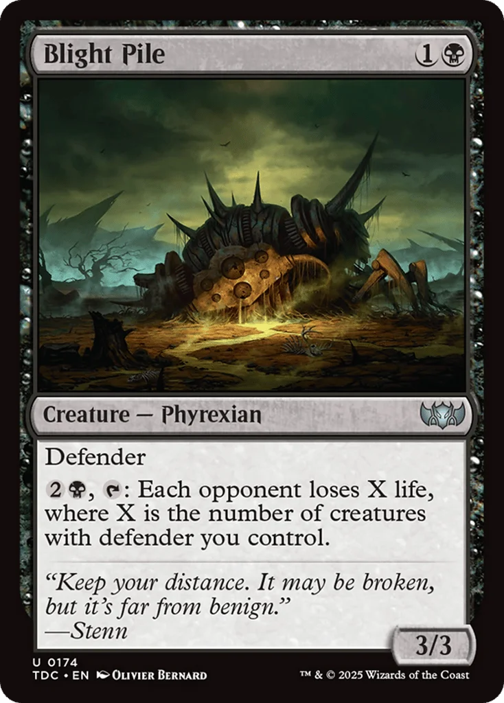 Blight Pile · Tarkir: Dragonstorm Commander