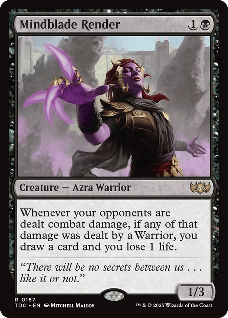 Mindblade Render · Tarkir: Dragonstorm Commander