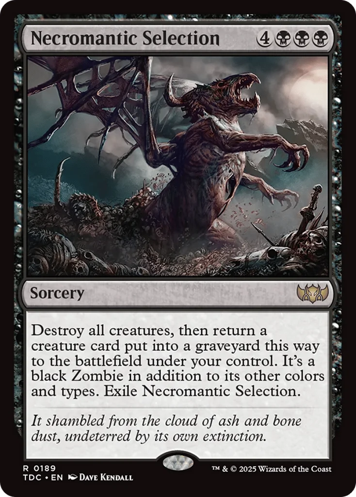 Necromantic Selection · Tarkir: Dragonstorm Commander