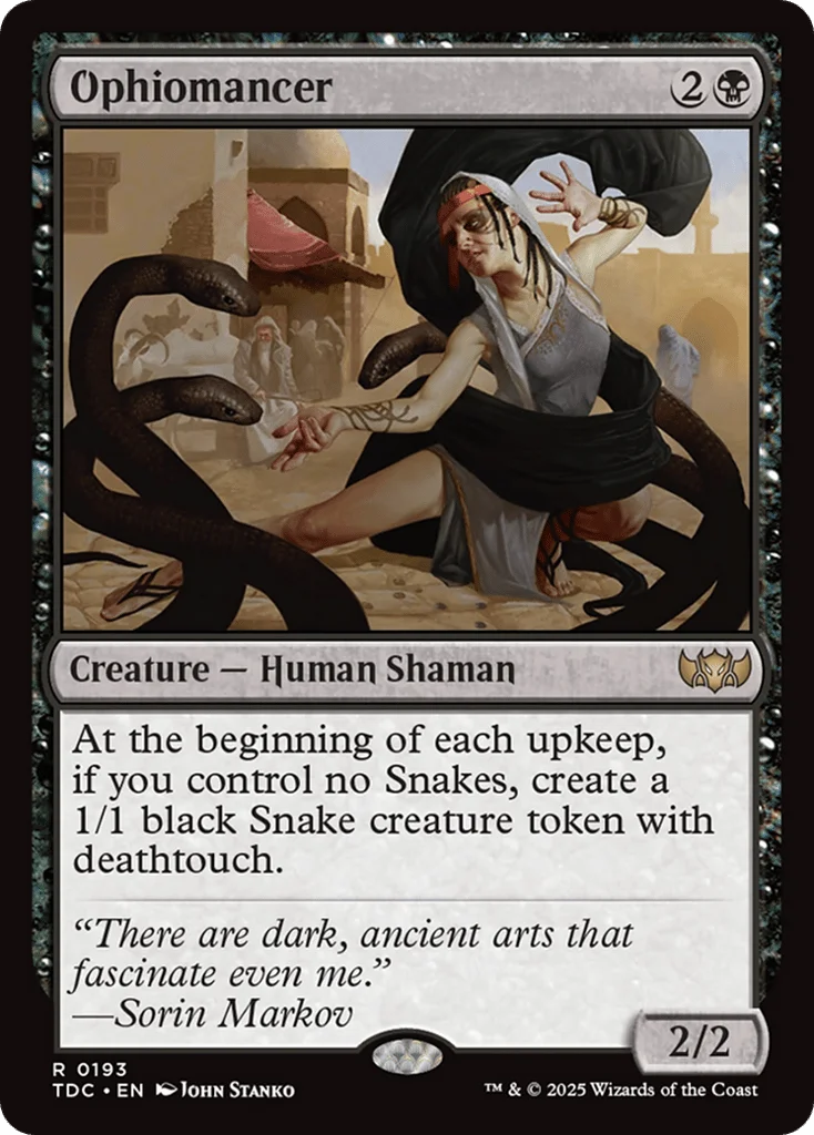 Ophiomancer · Tarkir: Dragonstorm Commander