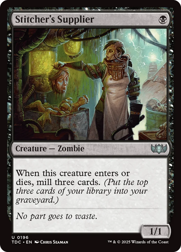Stitcher's Supplier · Tarkir: Dragonstorm Commander