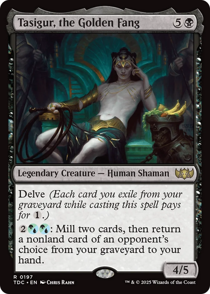 Tasigur, the Golden Fang · Tarkir: Dragonstorm Commander