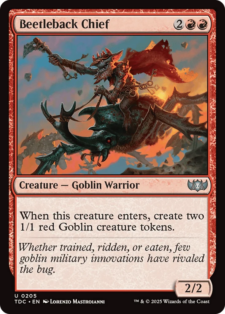 Beetleback Chief · Tarkir: Dragonstorm Commander
