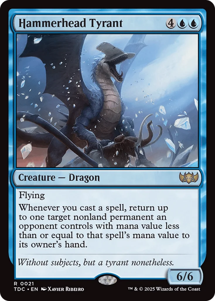 Hammerhead Tyrant · Tarkir: Dragonstorm Commander