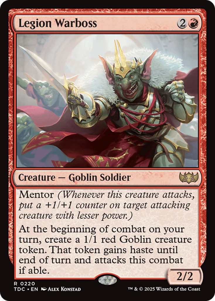 Legion Warboss · Tarkir: Dragonstorm Commander