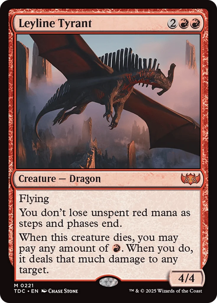 Leyline Tyrant · Tarkir: Dragonstorm Commander