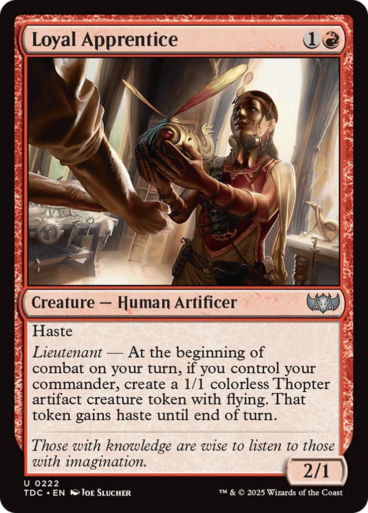 Loyal Apprentice · Tarkir: Dragonstorm Commander