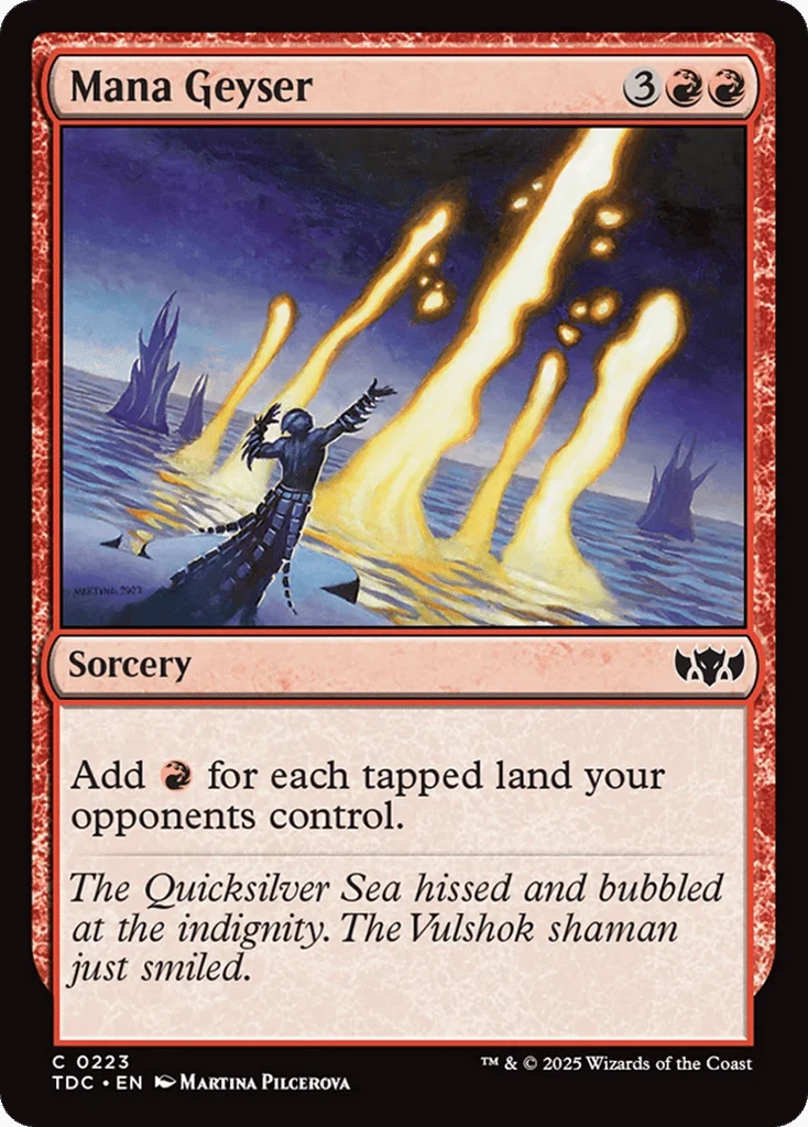 Mana Geyser · Tarkir: Dragonstorm Commander